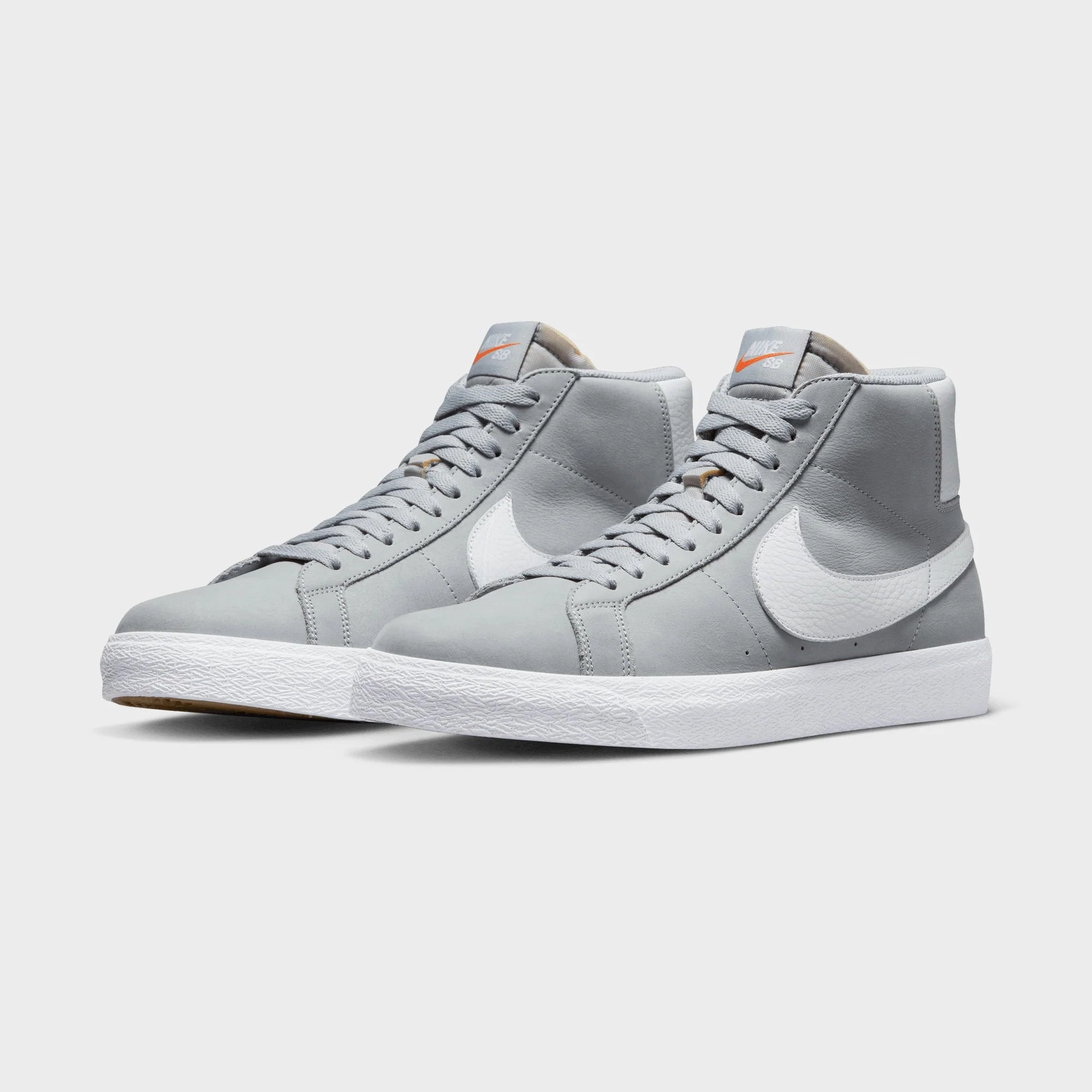 Nike Shoes Outlet Nike SB Zoom Blazer Mid ISO Wolf Grey White Shoes