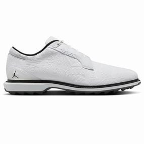 Air Jordan ADG 5 Golf Shoes White/Iron Gray/Black/Pure Platinum Nike Cortez Golf Shoes