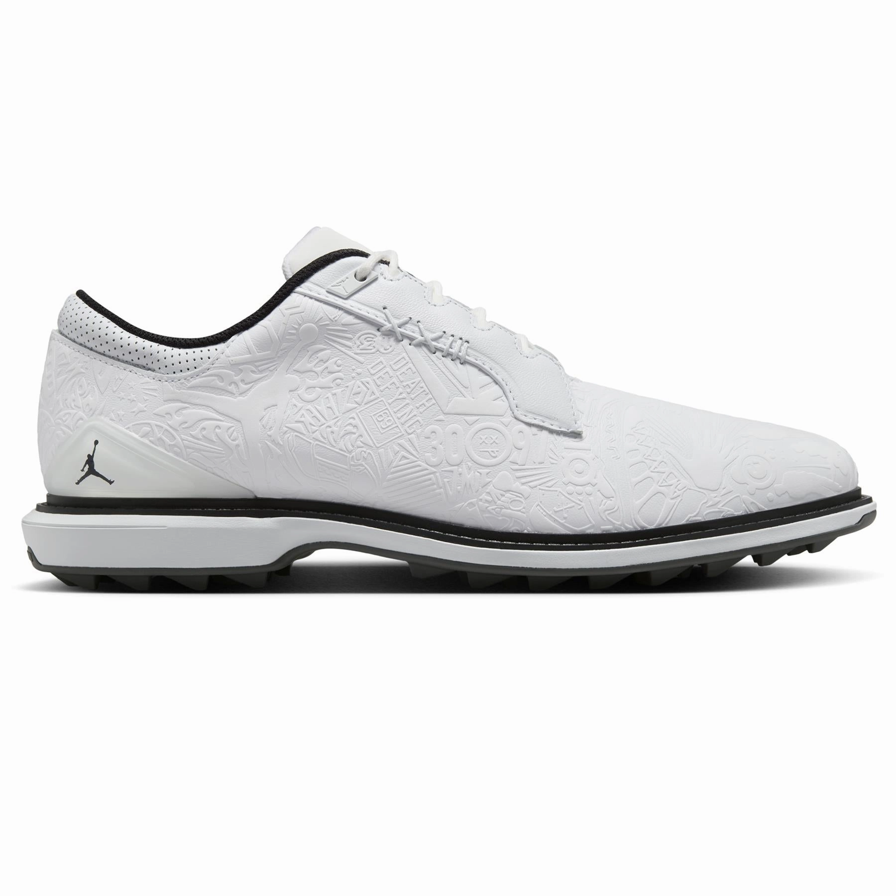 Nike Shoes With A Zipper Air Jordan ADG 5 Golf Shoes White/Iron Gray/Black/Pure Platinum