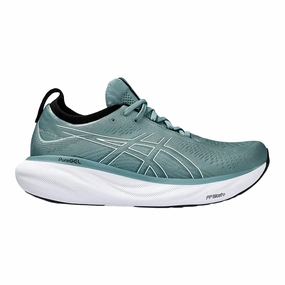 Men's Asics Gel-Nimbus 25, Foggy Teal/Pure Aqua, 11 D Medium Asics Shoes With Best Arch Support