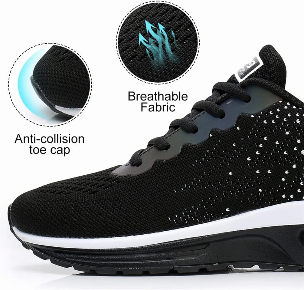 Dannto Women's Lightweight Walking Sneakers Air Cushion Tennis Athletic Running Fashion Sport Shoes for Girls Best Cross Training Shoes With Wide Toe Box