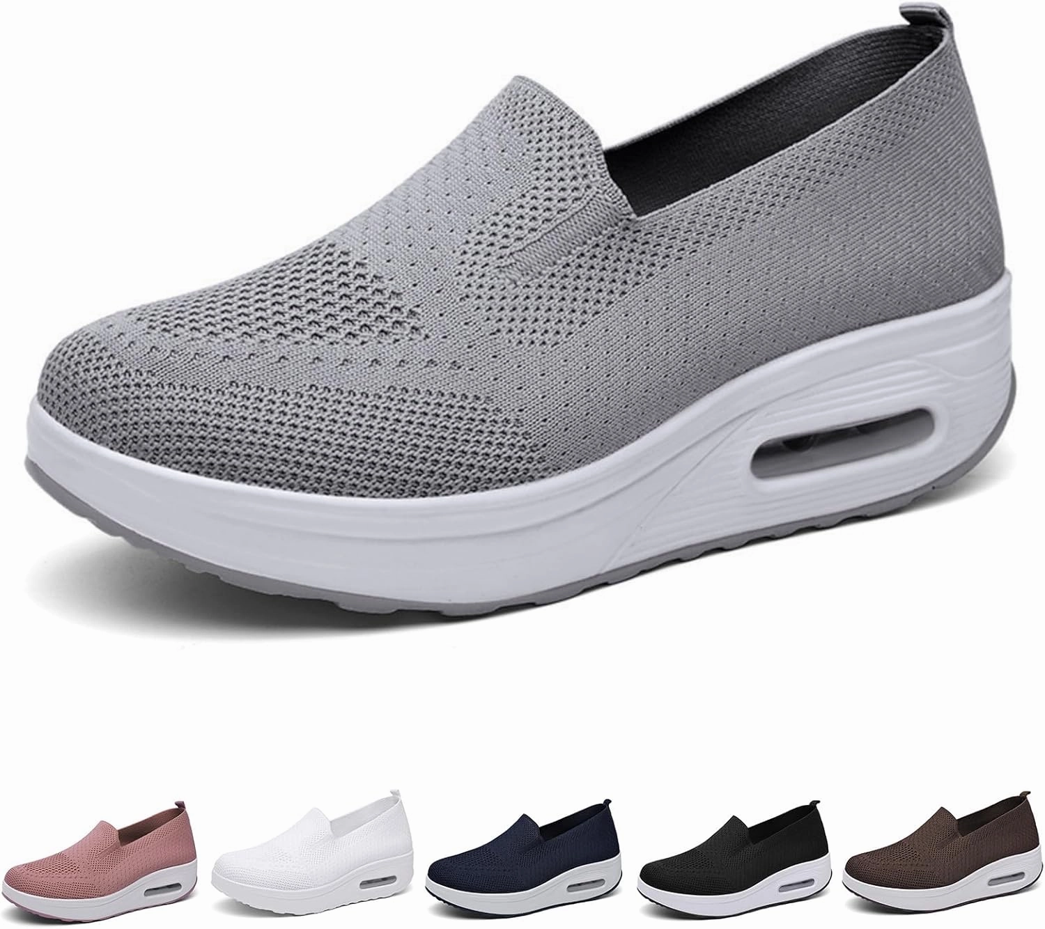 Adidas Shoes Tennis Women's Orthopedic Sneakers Diabetic Casual Walking Wide Shoes Air Cushion Slip on Shoe Breathable Jogging Running Tennis Shoes Mesh Arch Support Lightweight Soft Sneakers