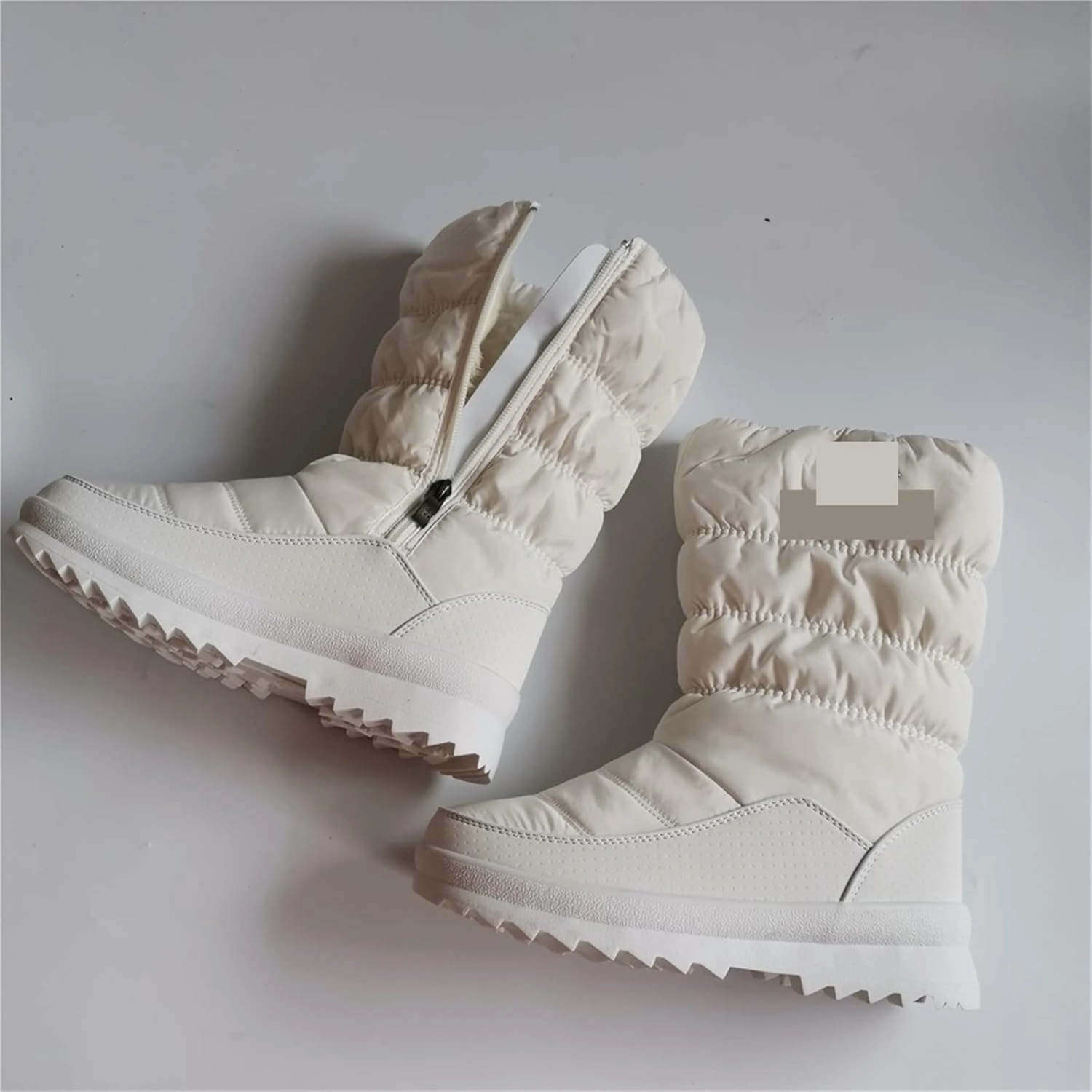 Karakal Badminton Shoes Womens Boots Flat shoes, plush snow boots, women's winter shoes, round head, small and medium leg boots, thermal insulation
