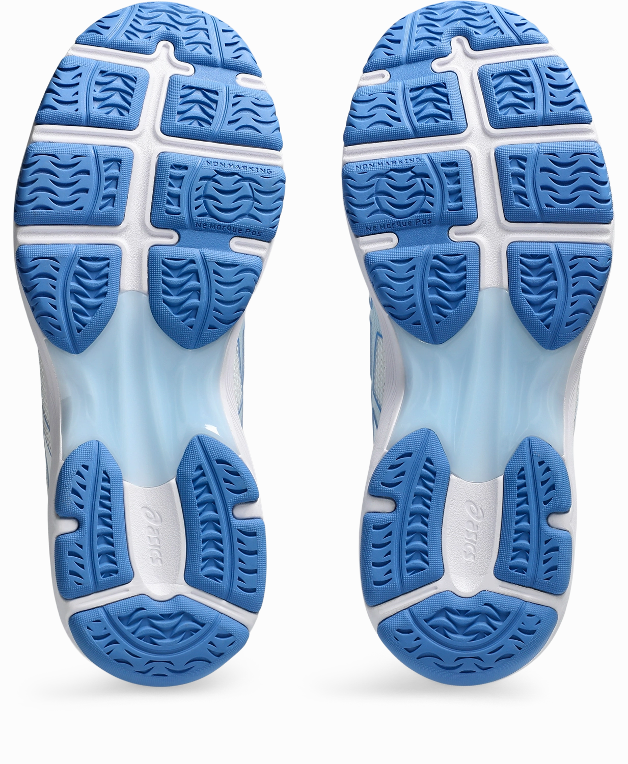 Asics Womens Gel Netburner Academy 10 - White/Light Blue Asics Sky Elite Volleyball Shoes