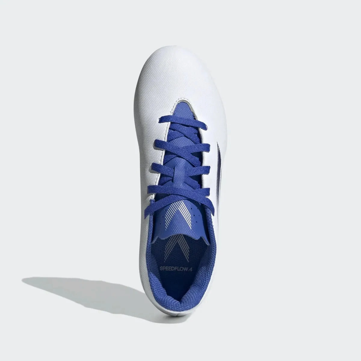 adidas Kids X Speedflow .4 FxG - White-Indigo-Sky Rush Premier Ii Fg Firm Ground Soccer Cleat