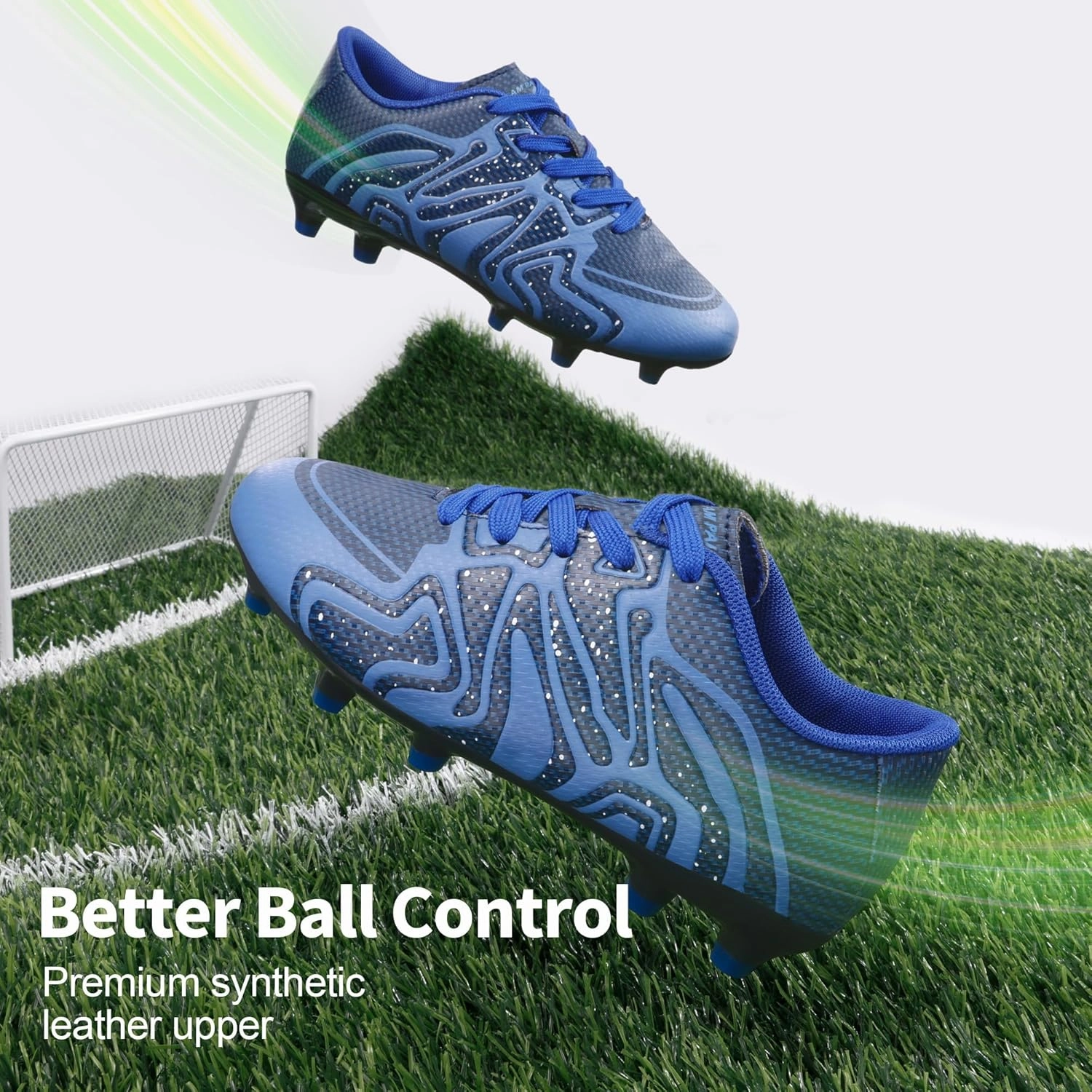 DREAM PAIRS Boys Girls Soccer Cleats Youth Firm Groud Baseball Cleats Sport Athletic Outdoor Trainning Football Shoes for Little/Big Kid Best Soccer 2025