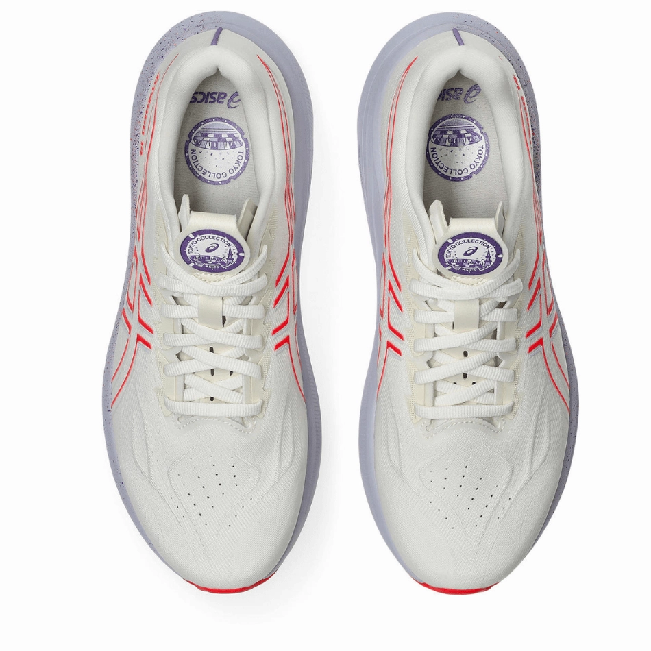 Guide To Asics Shoes ASICS Men's GT-2000 v14 TOKYO Collection Running Shoes in Cream/Edo Purple AW25
