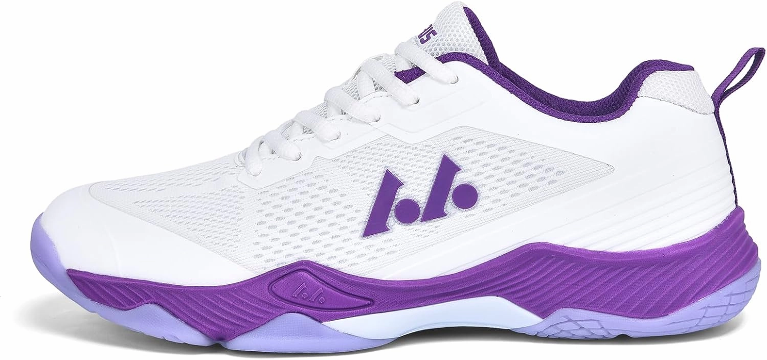 Badminton Shoes In Chennai Women's Light 201 Lightweight Non-Marking Pickleball Shoes - Court Shoes for Badminton & Tennis