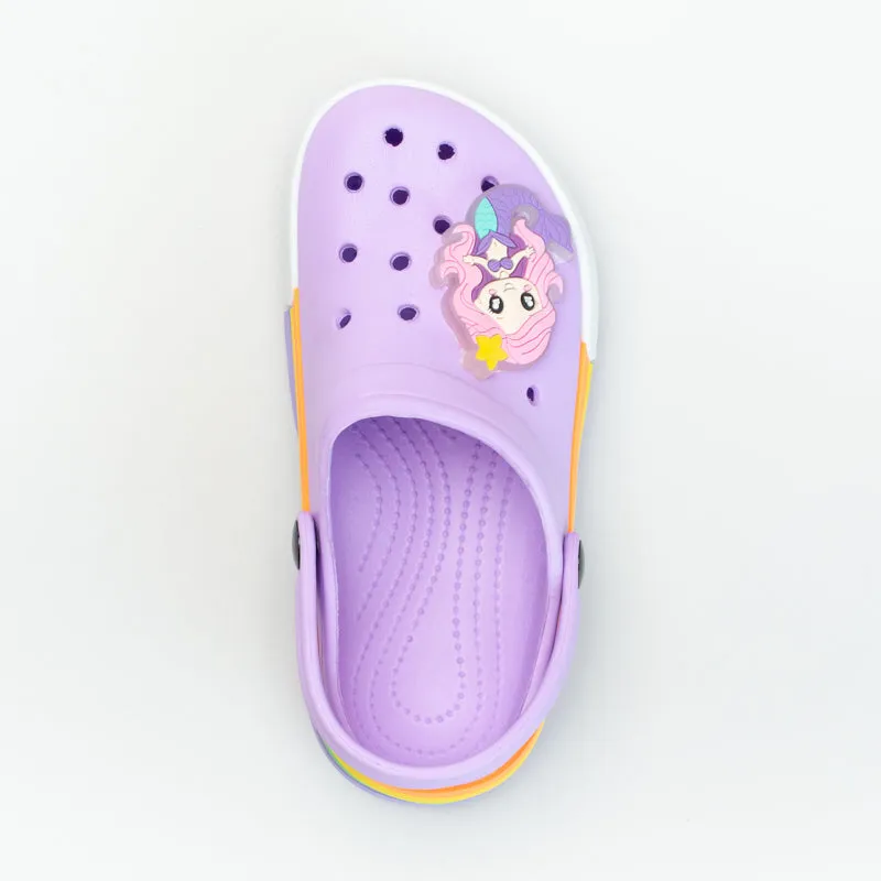 Rainbow Light Up Clog Knit Clogs