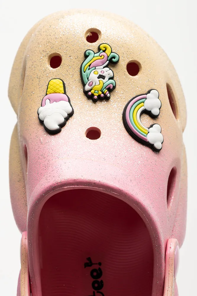 Ombre Clogs Pink Penny Clogs