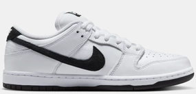 Nike SB - Dunk Low Pro Shoes | White Black White Nike Strength Training Shoes