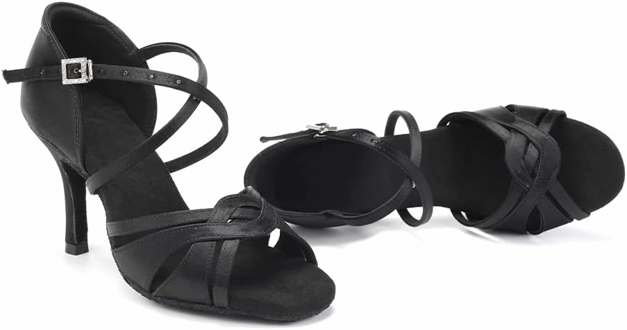 Best Training Shoes Narrow Feet SWDZM Women Latin Ballroom Practice Dance Shoes Tango Salsa Professional Practice Dance Shoes