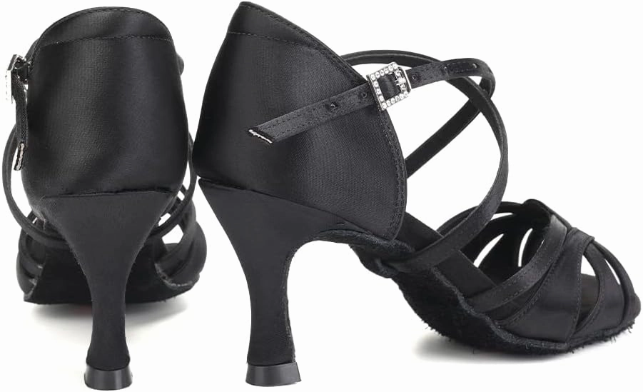 Tokuten Training Shoes Cream Caramel SWDZM Women Latin Ballroom Practice Dance Shoes Tango Salsa Professional Practice Dance Shoes