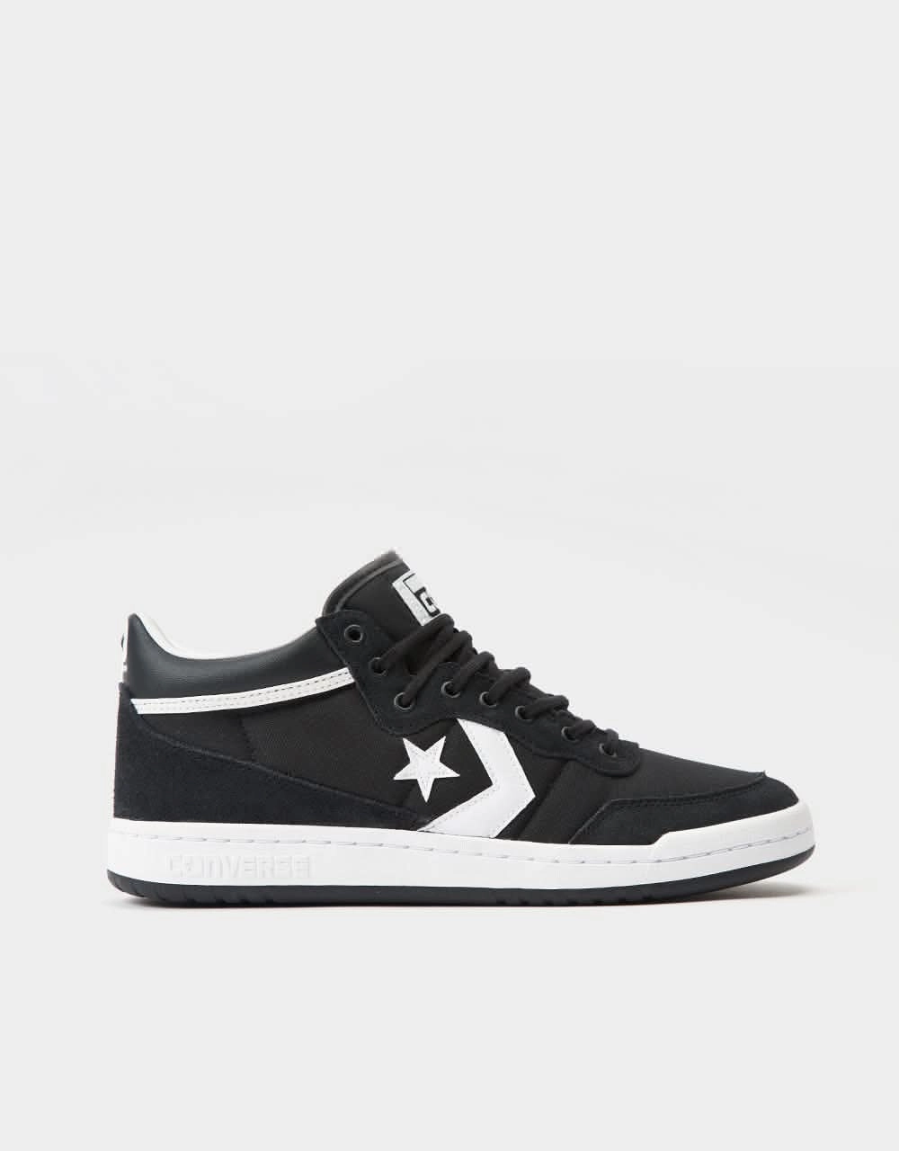 Converse Fastbreak Pro Skate Shoes - Black/White/Black E Skate