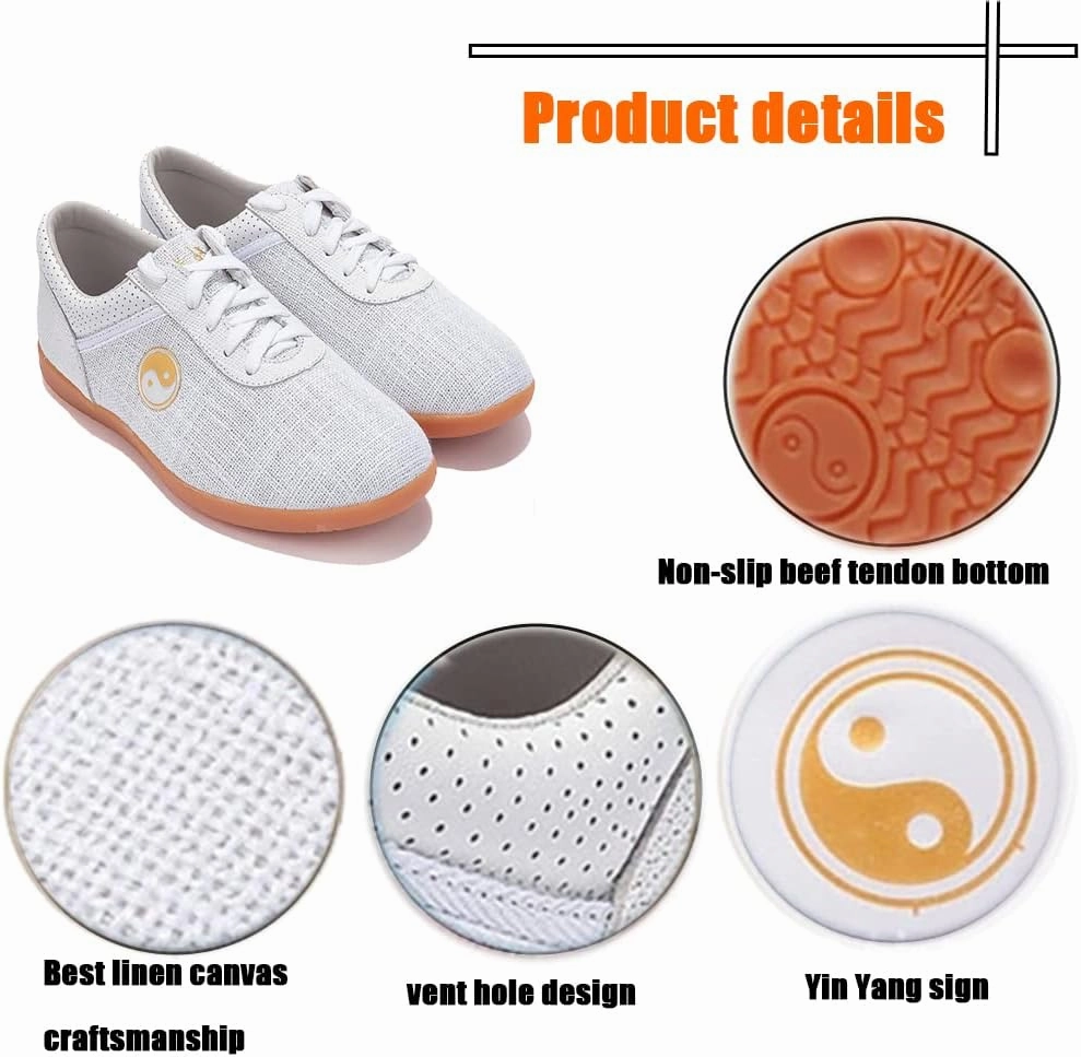 Badminton Bag With Shoe Compartment Tai Chi Martial Art Shoes,Suitable for Indoor and Outdoor Martial Arts, Badminton, Parkour, Table Tennis or Casual Street wear,