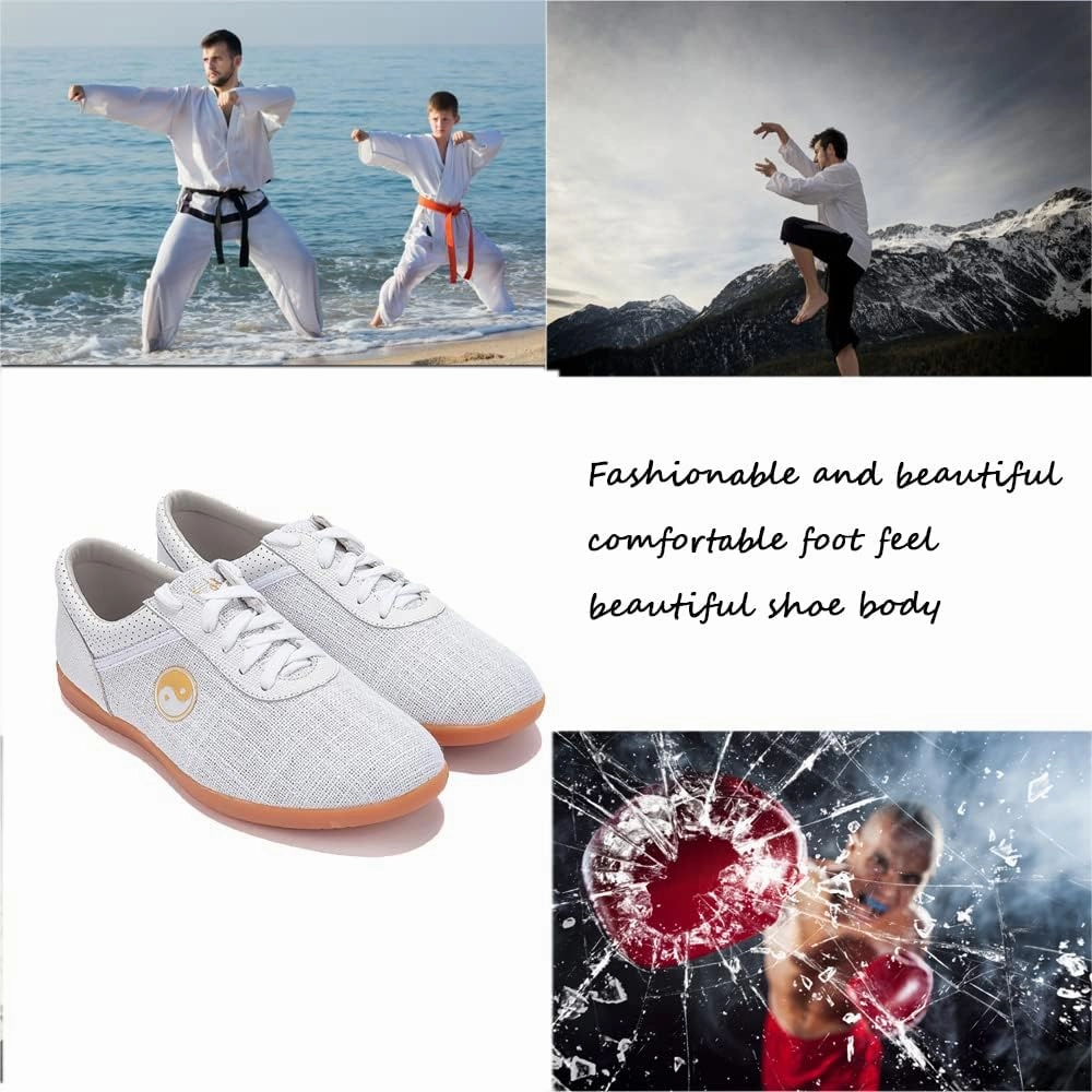 Best Tai Chi Martial Art Shoes,Suitable for Indoor and Outdoor Martial Arts, Badminton, Parkour, Table Tennis or Casual Street wear,