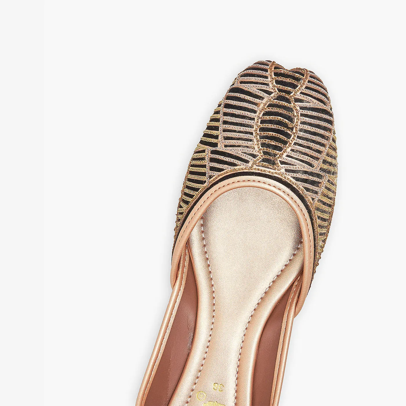 American Heritage Work Boots Tilla Embroidered Khussa