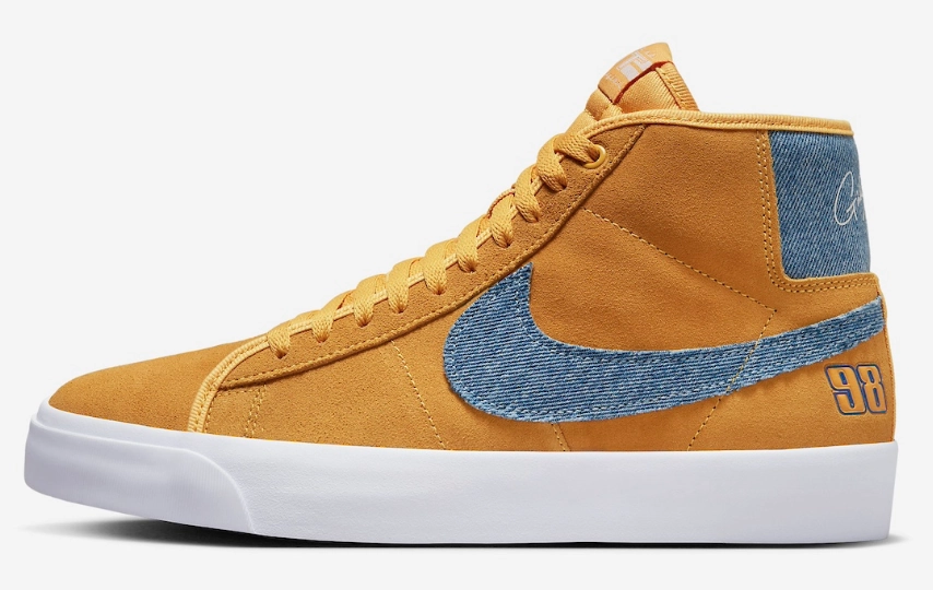 Nike SB Zoom Blazer Mid Pro GT Shoe - University Gold/Game Royal Nike Kobe Viii Shoes