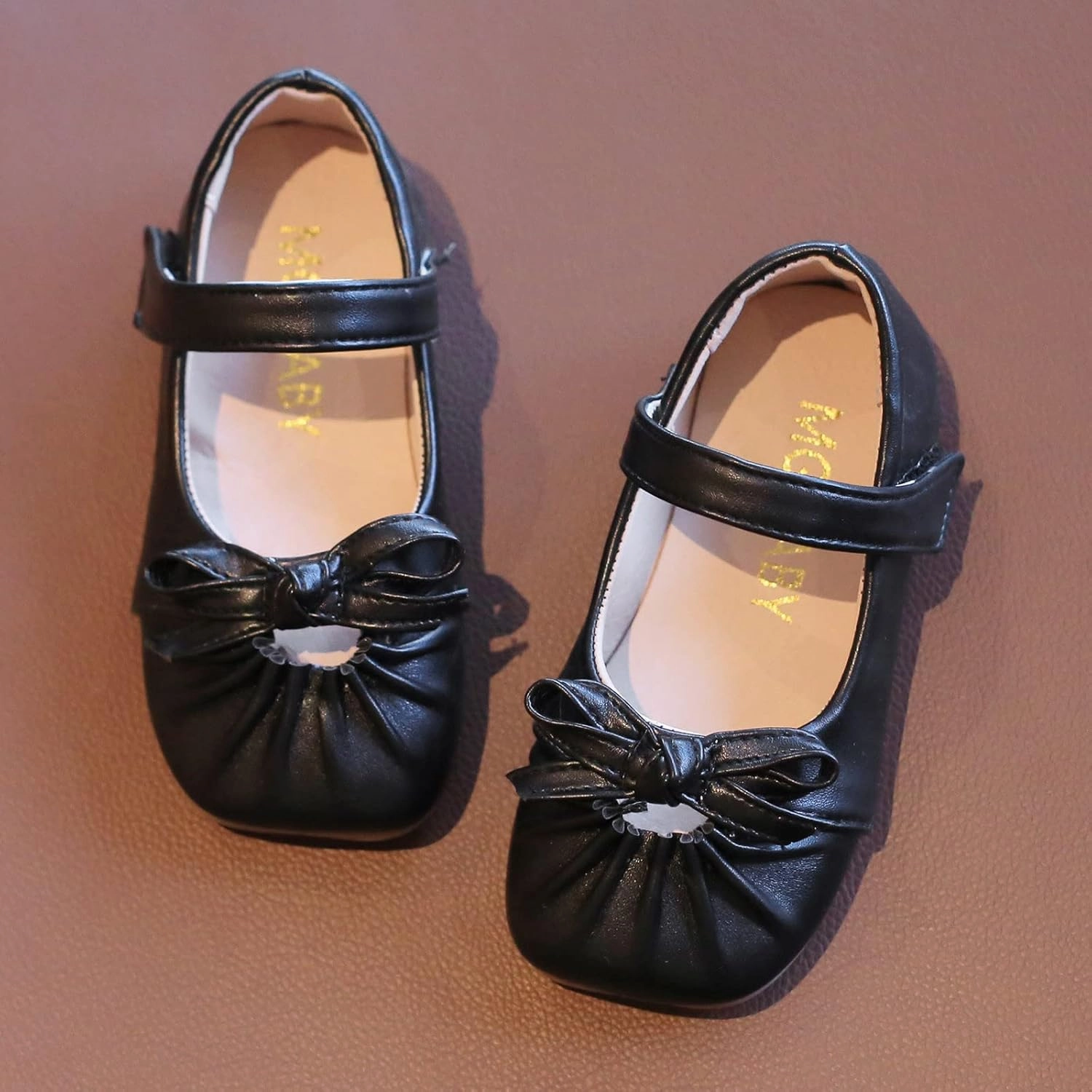 Toddler Sandals Leather Girls Shoes Flats Shoes Toddler Kids Baby Party School 1-6Y Dress Adjustable Slides Green And Yellow Soccer Cleats