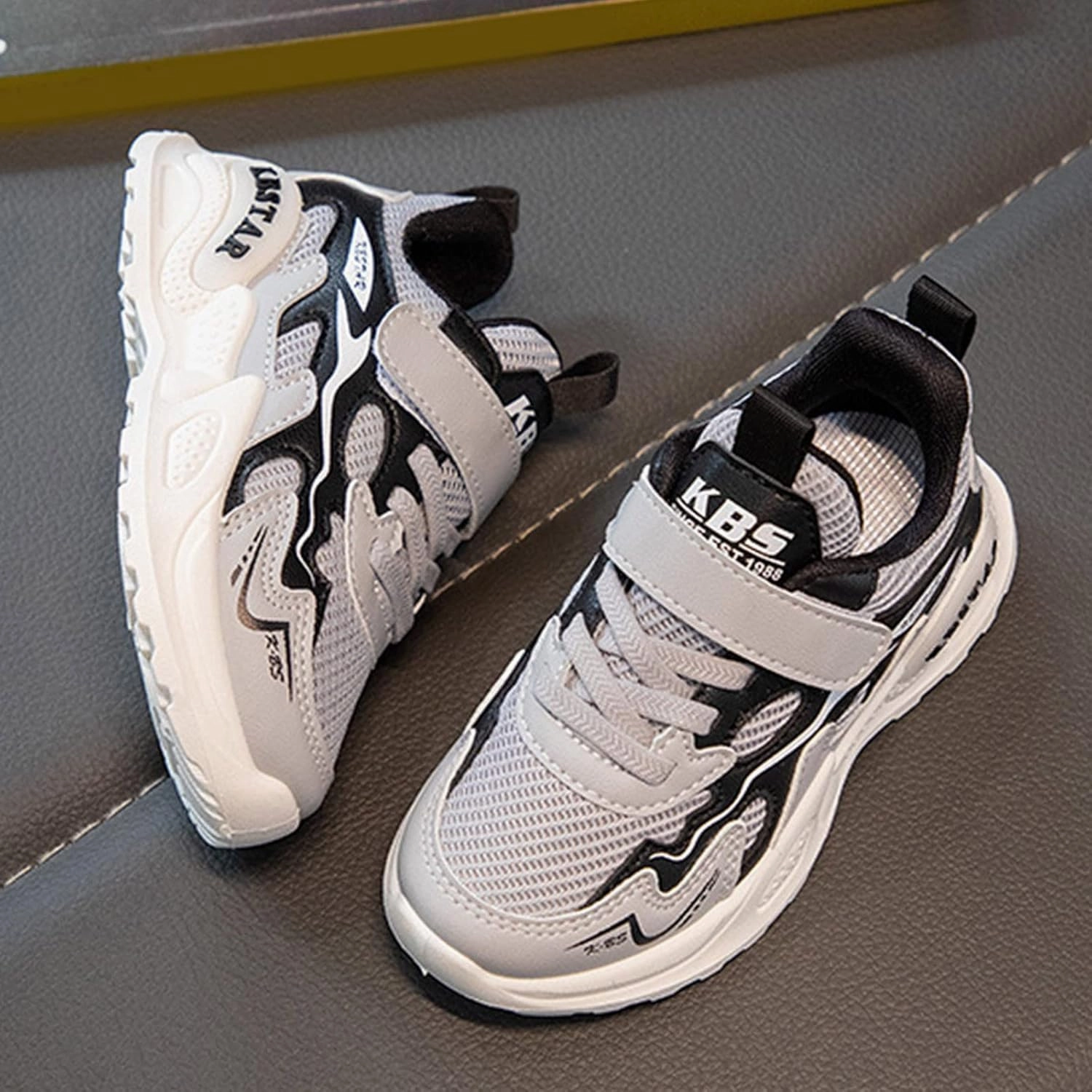 Toddler Sneaker Shoes Girls Boys Non Slip Athletic Sneaker Lightweight Mesh Breathable Kids Slip on Tennis Shoes Brand New Soccer Cleats