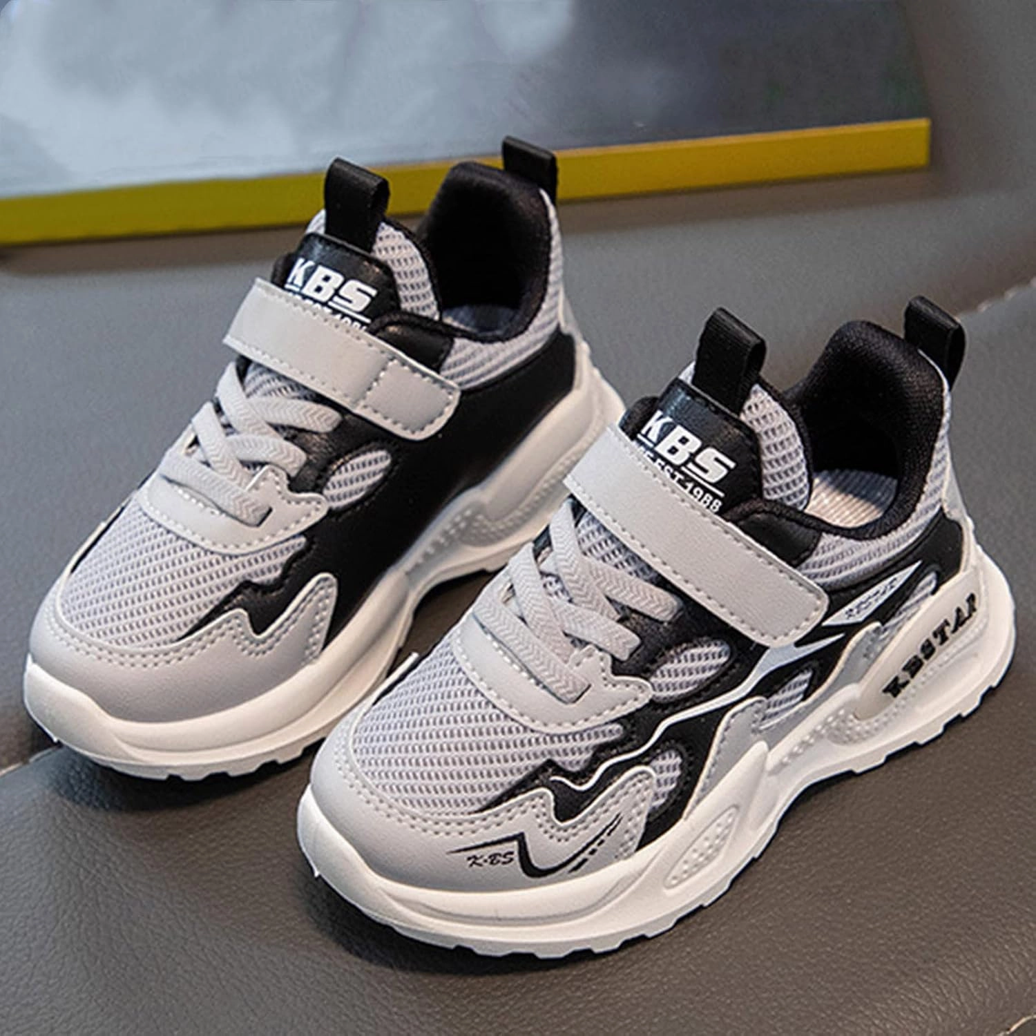 Zephz Traxx Soccer Cleats Toddler Sneaker Shoes Girls Boys Non Slip Athletic Sneaker Lightweight Mesh Breathable Kids Slip on Tennis Shoes