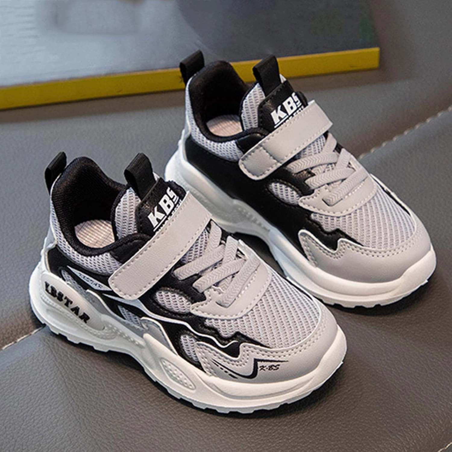 Soccer Cleats Size 14 Wide Toddler Sneaker Shoes Girls Boys Non Slip Athletic Sneaker Lightweight Mesh Breathable Kids Slip on Tennis Shoes