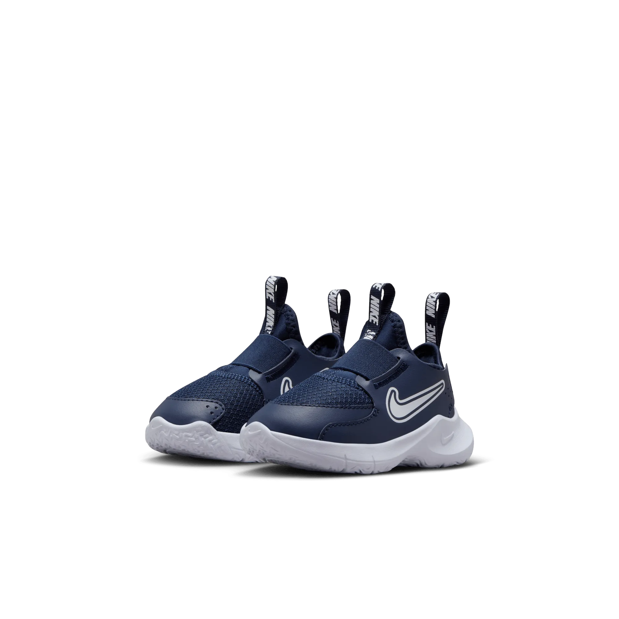 Best Slip Resistant Work Boots Toddler's Nike Flex Runner 3 Shoes (403 - Midnight Navy/White)