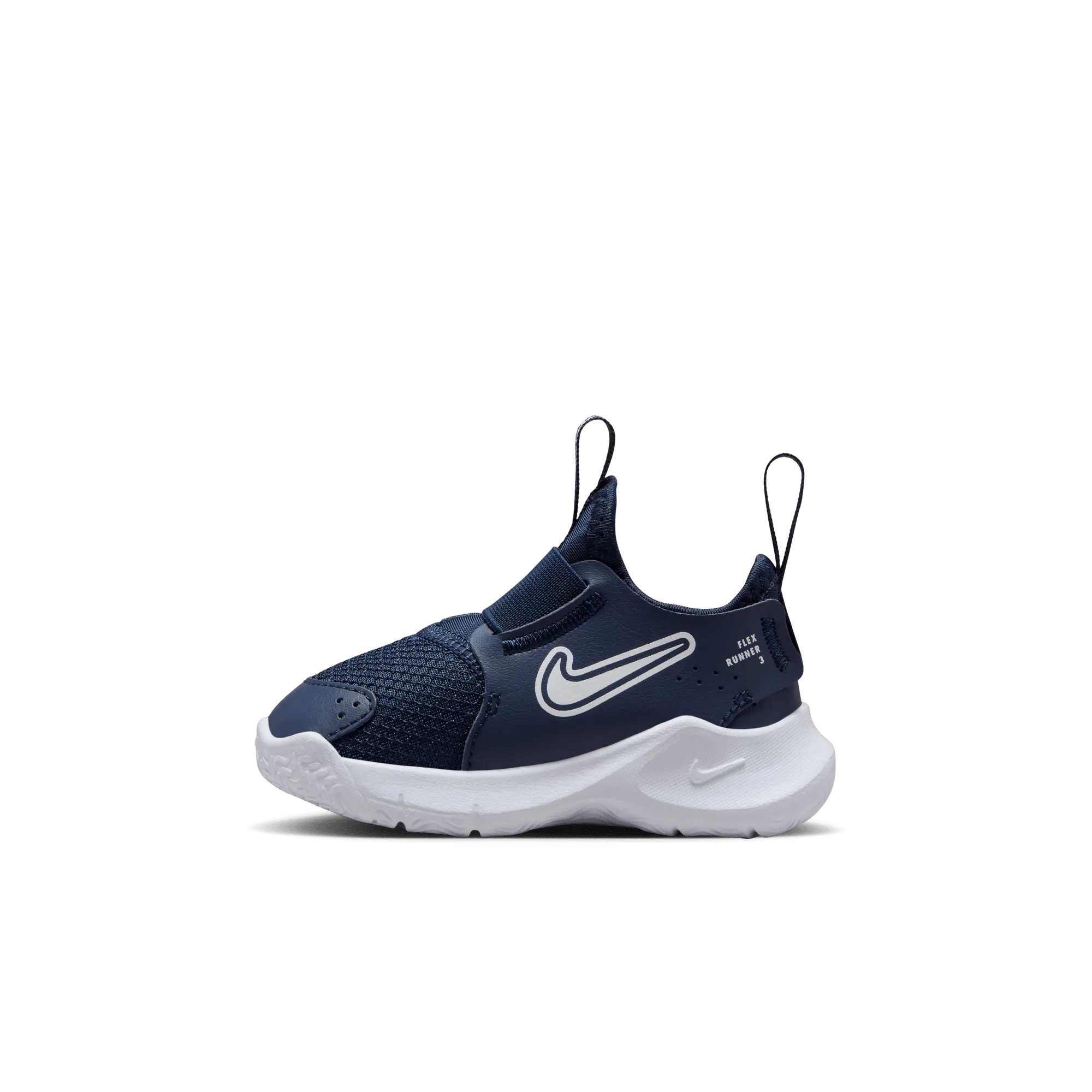 Best Oilfield Work Boots Toddler's Nike Flex Runner 3 Shoes (403 - Midnight Navy/White)