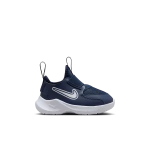 Toddler's Nike Flex Runner 3 Shoes (403 - Midnight Navy/White) Soft Toe Work Boots