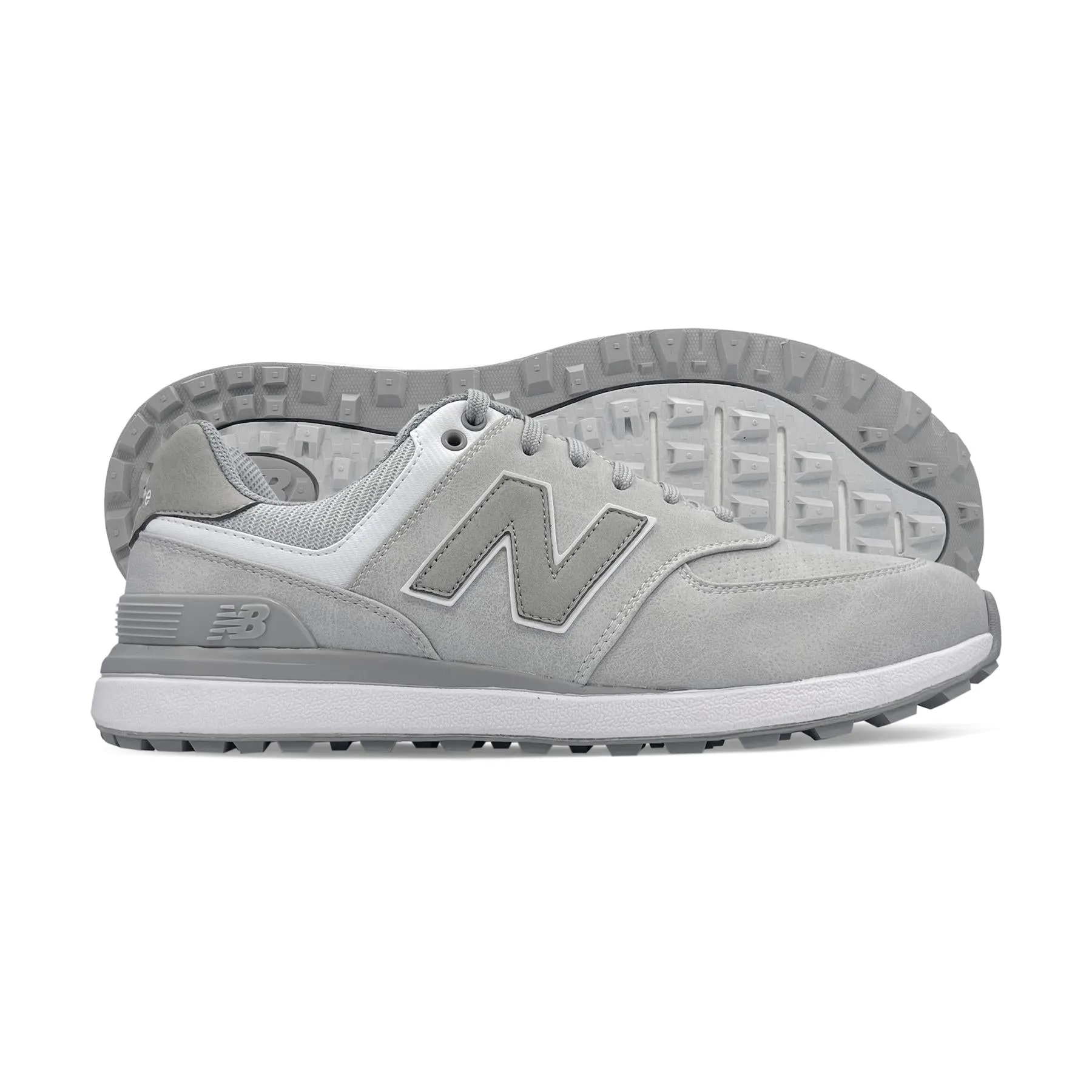 Golf Shoes Made In Usa 574 Greens V2 Spikeless Golf Shoes Light Gray