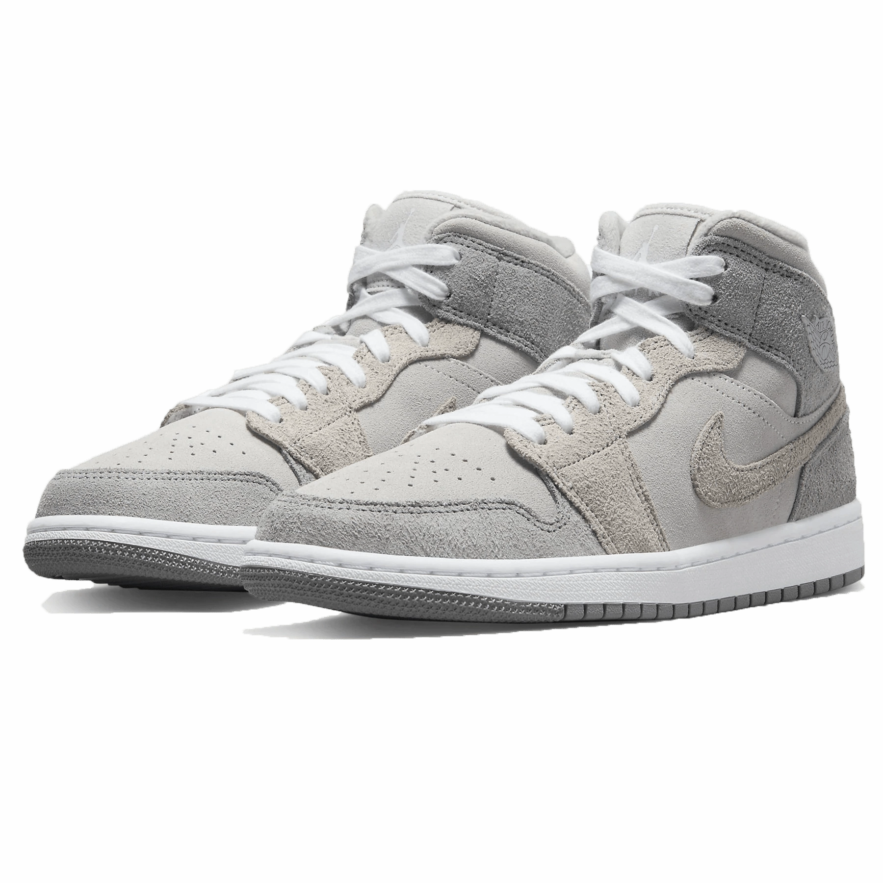 Air Jordan 1 Mid SE WMNS 'Particle Grey' Nike Tiempo Turf Soccer Shoes