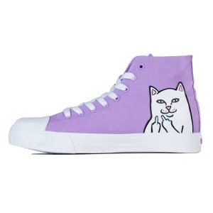 High Heels Ankle Boots Lord Nermal High-Top Shoes (Lavender)