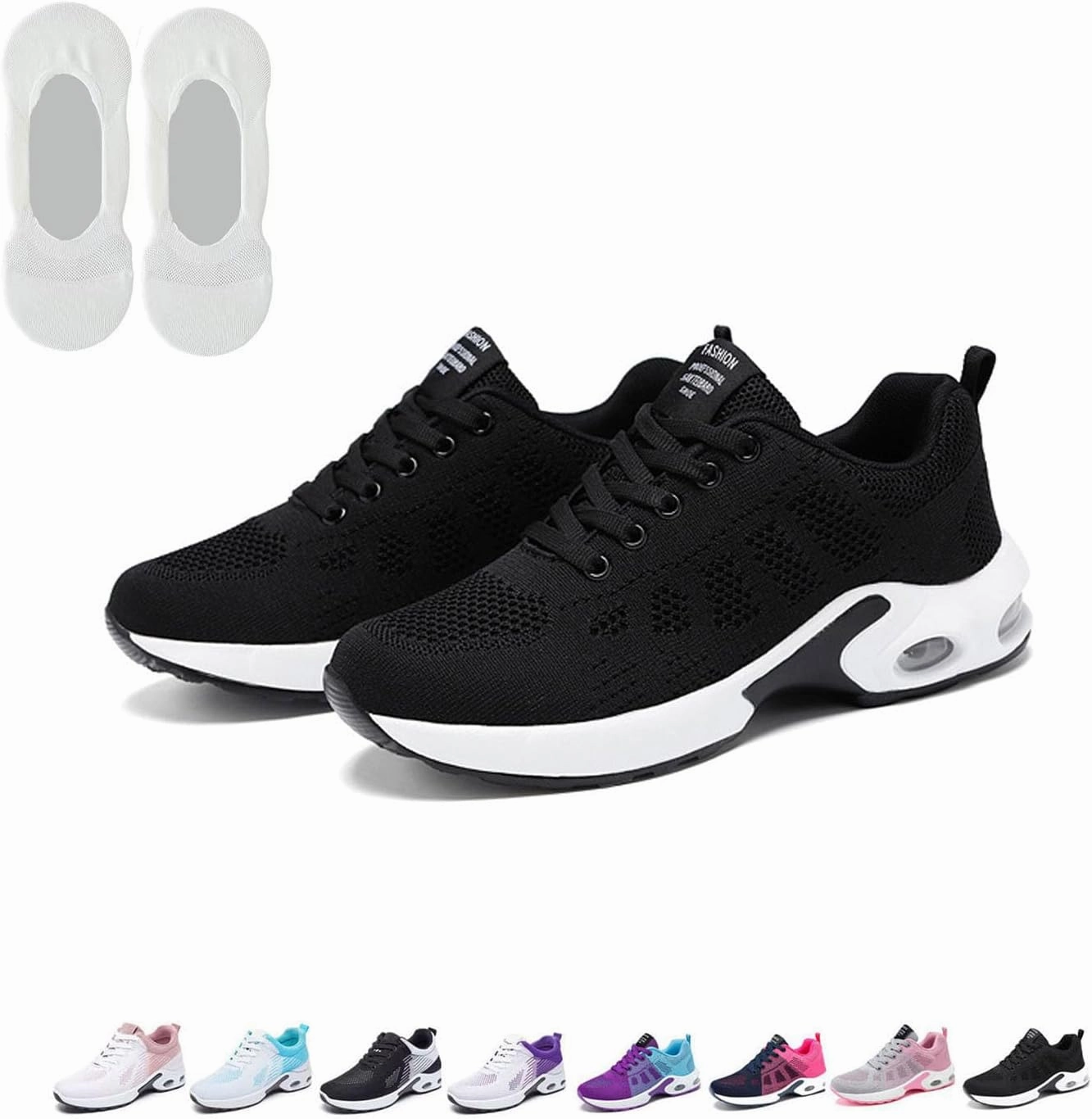 Women Orthopedic Sneakers Walking Shoes Tennis Shoes for Women Non Slip Sneakers Running Shoes for Gym Workout Sports Tennis Badminton Shoes