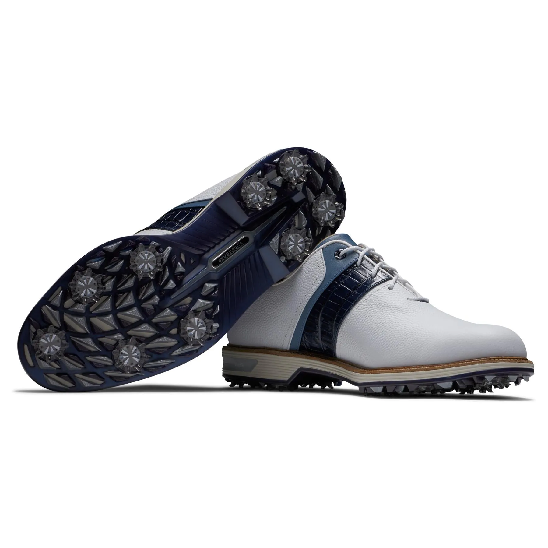 DJ Premiere Cleated Golf Shoe White/Navy Golf Shoe  Golf