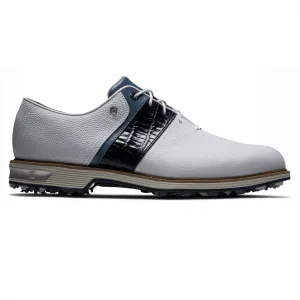 DJ Premiere Cleated Golf Shoe White/Navy Good Golfing Shoes