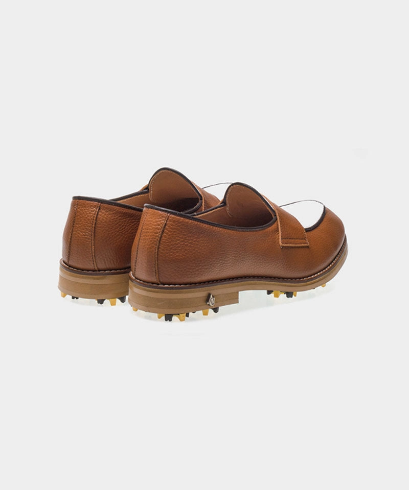 Golf Shoes 2025 ALL CLASSIC Golf Noble Penny Loafer Classic Golf Shoes - Light Brown