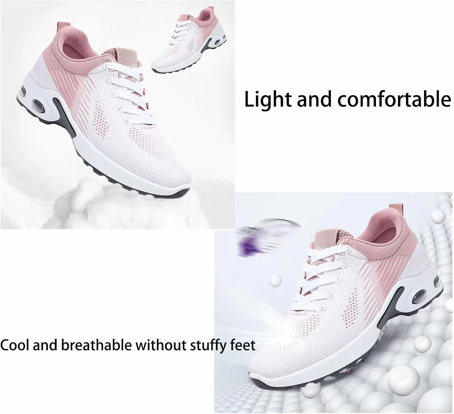 Women Orthopedic Sneakers Walking Shoes Tennis Shoes for Women Non Slip Sneakers Running Shoes for Gym Workout Sports Soft Badminton Shoes