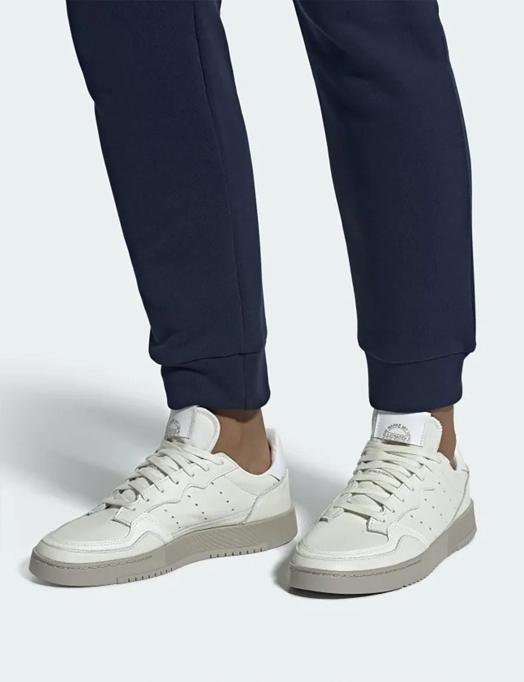 Nike Suede Tennis Shoes adidas Supercourt Shoes (EF9186) - Cloud White/Gum