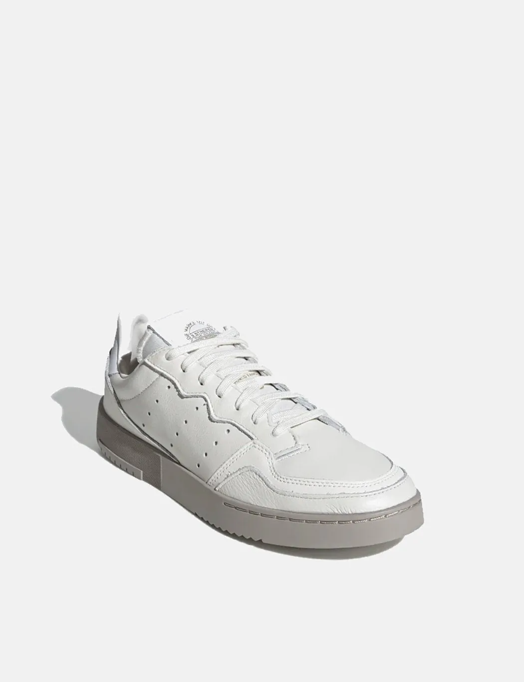 adidas Supercourt Shoes (EF9186) - Cloud White/Gum Best Tennis Shoes For Underpronation