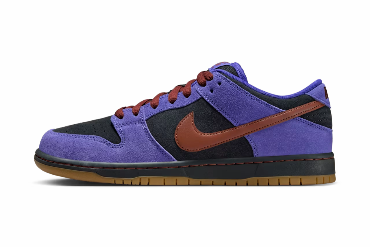 Nike SB - Dunk Low Pro (Persian Violet/Cinnamon) High Top Basketball Shoes Nike