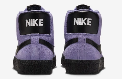 Nike Shield Shoes Nike SB - Blazer Mid Shoes | Dusty Purple Black