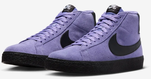 Nike SB - Blazer Mid Shoes | Dusty Purple Black Curry Nike Shoes