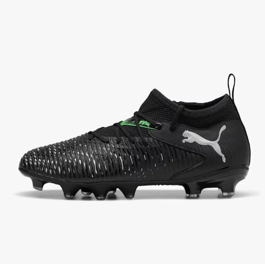PUMA Future 8 Match FG/AG Multi-Ground Soccer Cleats Junior Black Puma Ignite Pwr Frame Golf Shoes