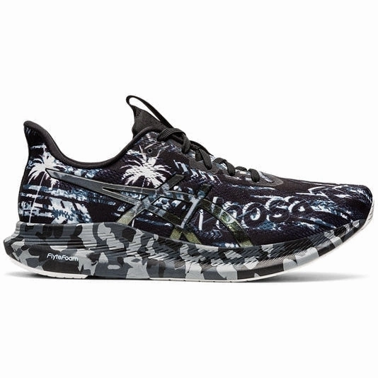 Men's Asics NOOSA TRI 14, BLACK/PURE SILVER, 11.5 D Medium Asics Tokyo 2020 Running Shoes