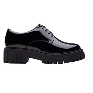 Clarks Womens Shoe Page Walk Black Patent Work Boots Size 5