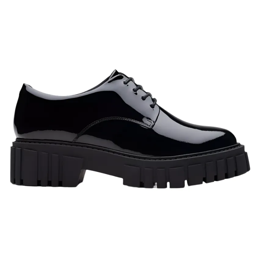 Barefoot Work Boot Clarks Womens Shoe Page Walk Black Patent