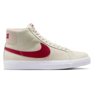 Nike SB Blazer Mid Pale Ivory/ Nobel Red Shoes Best Cushioned Skate
