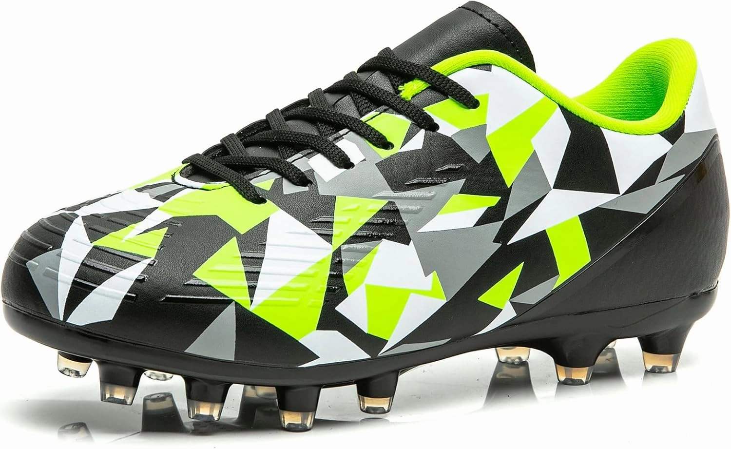 Kids Soccer Cleats Boys Girls Youth Football Cleats for Boys Girls Athletic Outdoor Soccer Shoes Lightweight Teenager Unisex Training Football Shoes for Little and Big Kid Black And White Nike Soccer Cleats