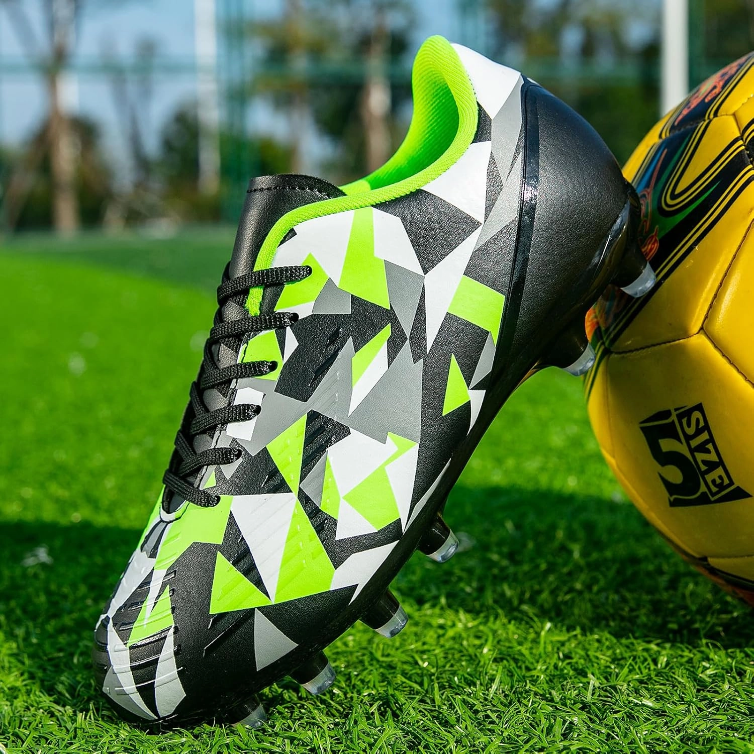 Soccer Cleats Dropping Soon Kids Soccer Cleats Boys Girls Youth Football Cleats for Boys Girls Athletic Outdoor Soccer Shoes Lightweight Teenager Unisex Training Football Shoes for Little and Big Kid