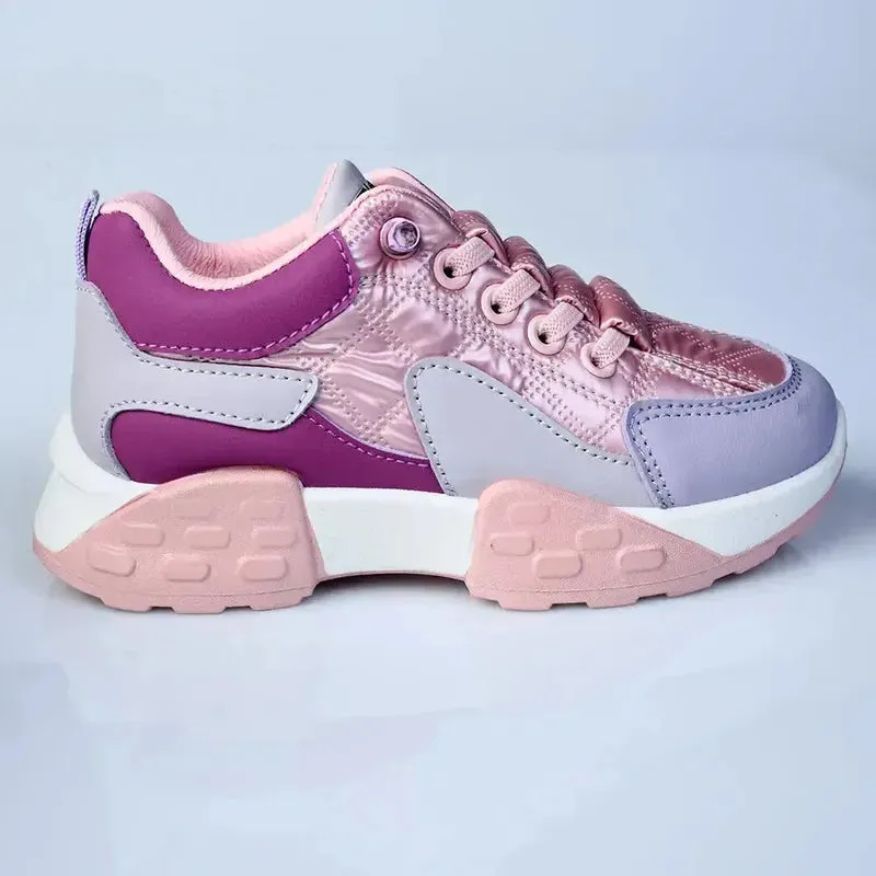 Madison Girls Nylon Multi Sneaker - Purple Multi Sneakers Onitsuka Tiger